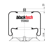 LUCHTBALG VOORAS L+R ACTROS MP1, MP2,MP